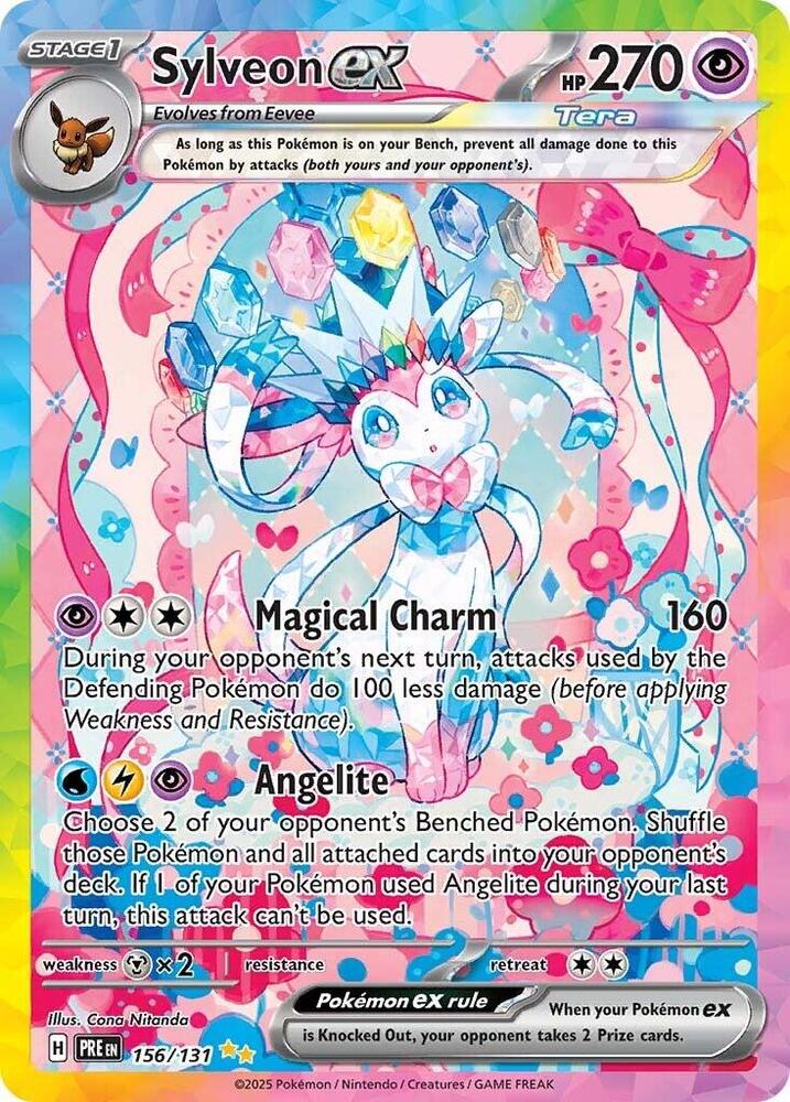 Sylveon ex 156/131 Pokemon Card