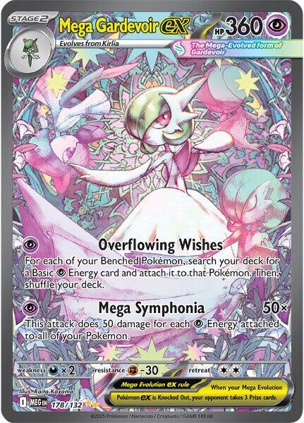 Mega Gardevoir ex178/132 Pokemon Card