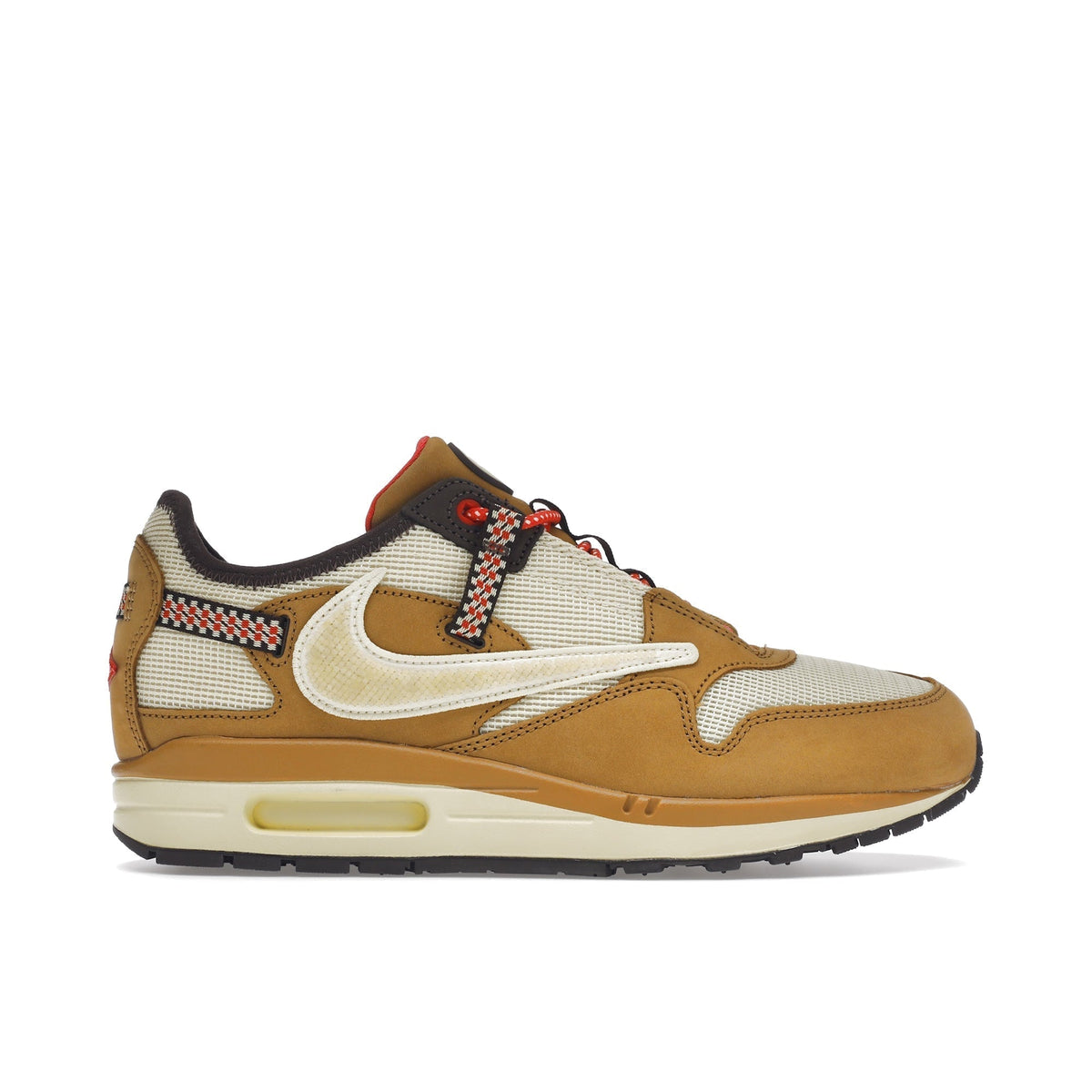 Nike Air Max 1 x Travis Scott Cactus Jack Wheat Lemon Drop Sneakers