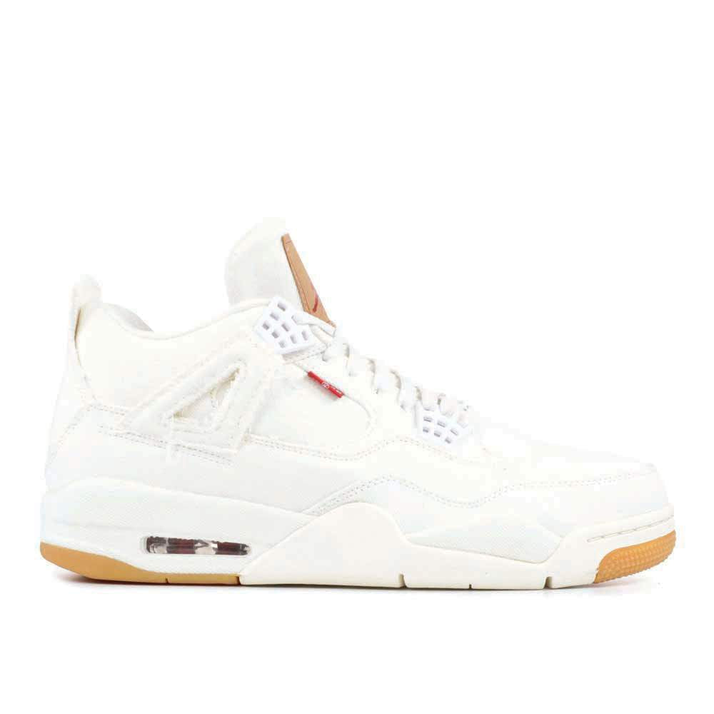 Levi's x Air Jordan 4 Retro 'White Denim' Sneakers
