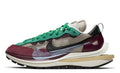 Sacai x Nike Vaporwaffle Red Green Sneakers